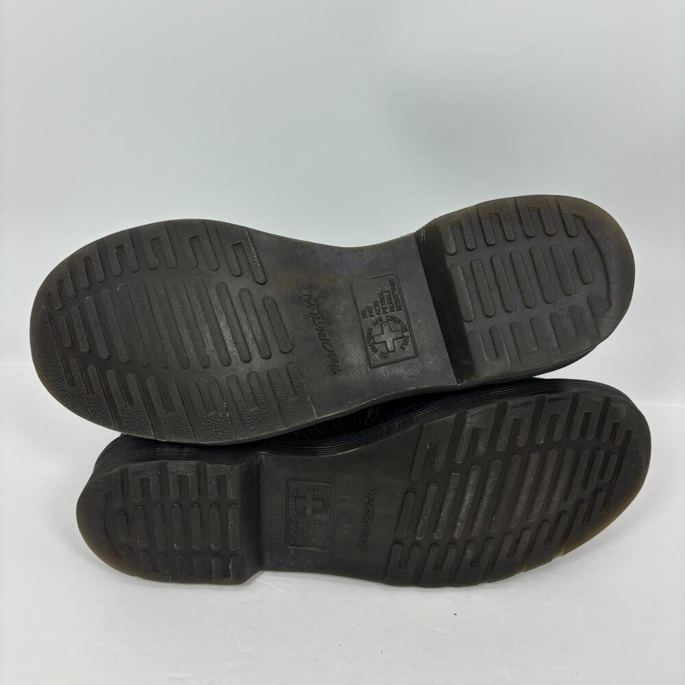 Dr. Martens 2976 Chelsea Boots Womens Size 8 Soft Black Pebbled Leather Side Zip - Picture 9 of 11